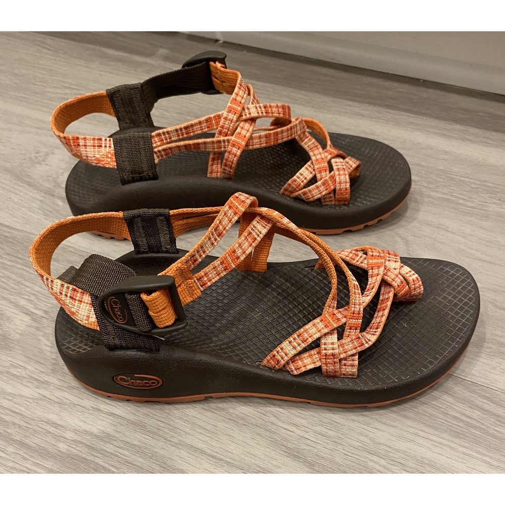 Chaco Z2 Yampa Mountain Range Hiking Water Sport Sandal Women's Size 6 Orange